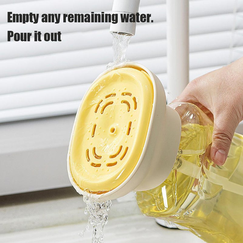 Detergent Presser - Laundry Dispenser,2025 New Portable Dishwashing Liquid Dispenser for Kitchen,Reusable Laundry Detergents Dispensers,Leak Proof Pump Detergent,Great for Washing Dishes - Image 4